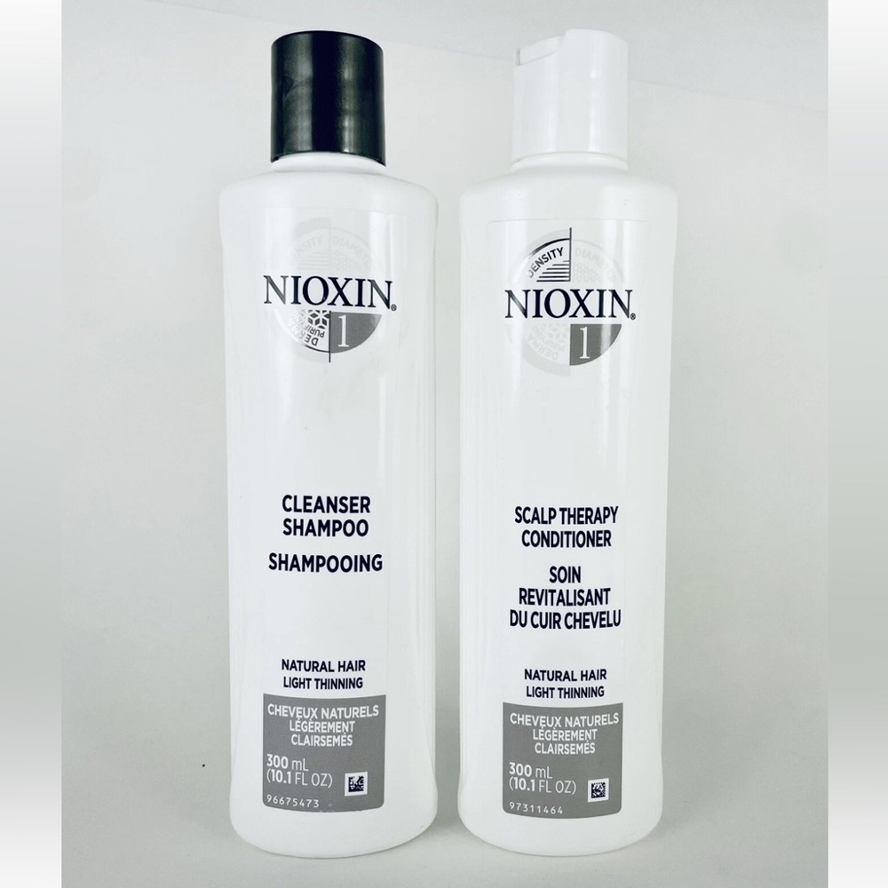 Nioxin 1 Cleanser Shampoo & Scalp Therapy Conditioner Bundle